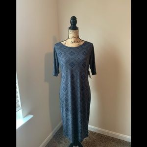 Lularoe Navy Julia dress